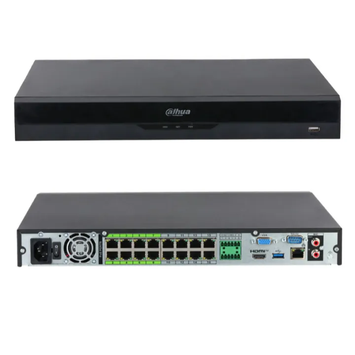 Nvr 16 Voies Poe, 2Xhdd, Vga/Hdmi, Ia Intégrée