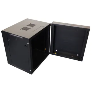 COFFRET MURAL PIVOTANT MONTE PORTE VERRE 12U 600X600 LIGNE 100