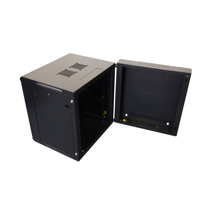 COFFRET MURAL PIVOTANT MONTE PORTE VERRE 12U 600X600 LIGNE 100