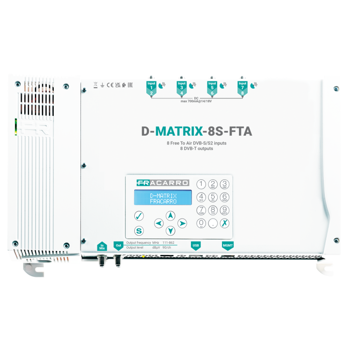 Transmodult 8E SAT 8S COFDM