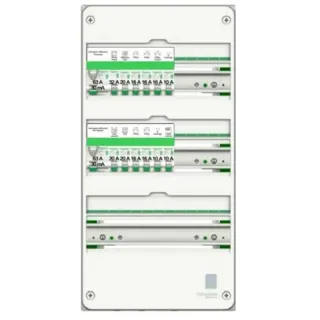 Resi9 - Tableau Standard Logement Type T3-T4 - 3 Rangées - Xe - 16A