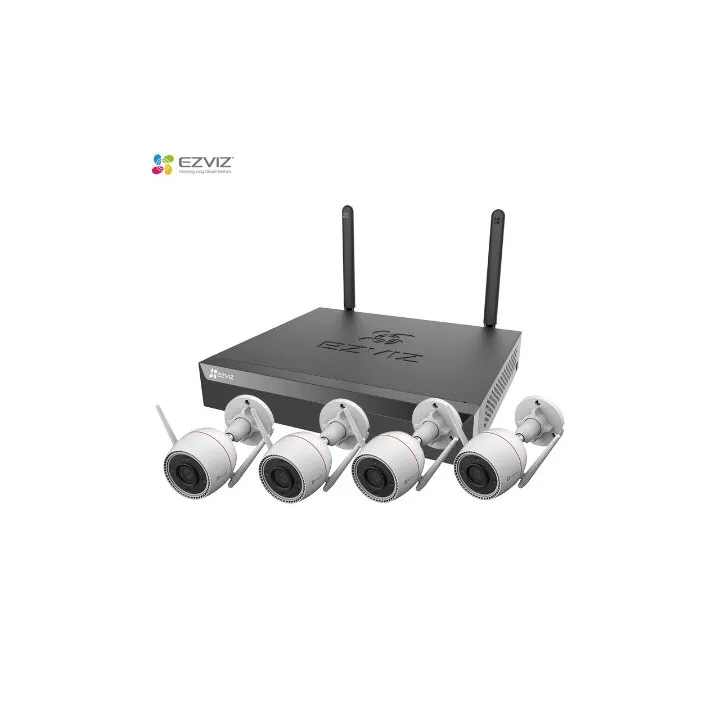 CS-BW3844 Kit 4 caméras jusqu'à 8 cam 5MP, résolution 2k+, Wifi