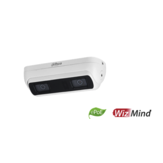 Caméra Ip Double Objectif, 4Mp, Ff 2.8Mm, Ir20M, Ip67/Ik10