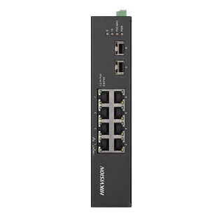 Ds-3T0510Hp6-12 Switch Unmanaged Gigabit Ethernet (10/100/1000) Poe Black