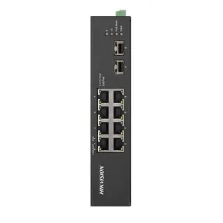 Ds-3T0510Hp6-12 Switch Unmanaged Gigabit Ethernet (10/100/1000) Poe Black