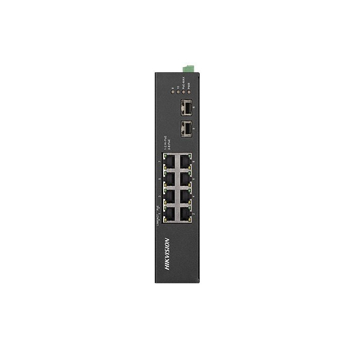 Ds-3T0510Hp6-12 Switch Unmanaged Gigabit Ethernet (10/100/1000) Poe Black