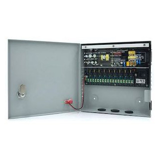 Coffret Alimentation Fusiblé /Réarmable Cctv 9 Sorties ,12V 8A,360X195X75Mm