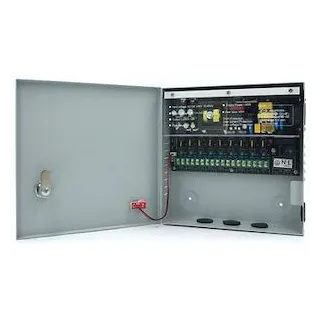 Coffret Alimentation Fusiblé /Réarmable Cctv 9 Sorties ,12V 8A,360X195X75Mm