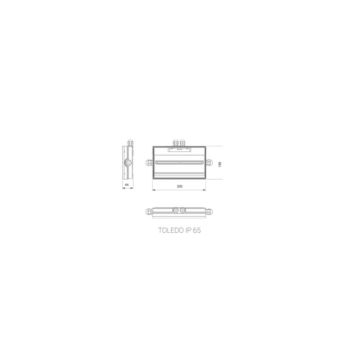 Eclairage De Secour Lsc Évacuation 48 Vcc 45 Lms Ip65/Ik07
