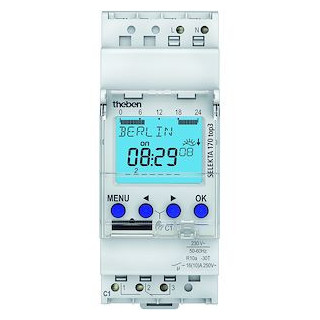 Horloge Astronomique Digitale Selkta 170 Top3 Blister - 1 Canal - Blanc