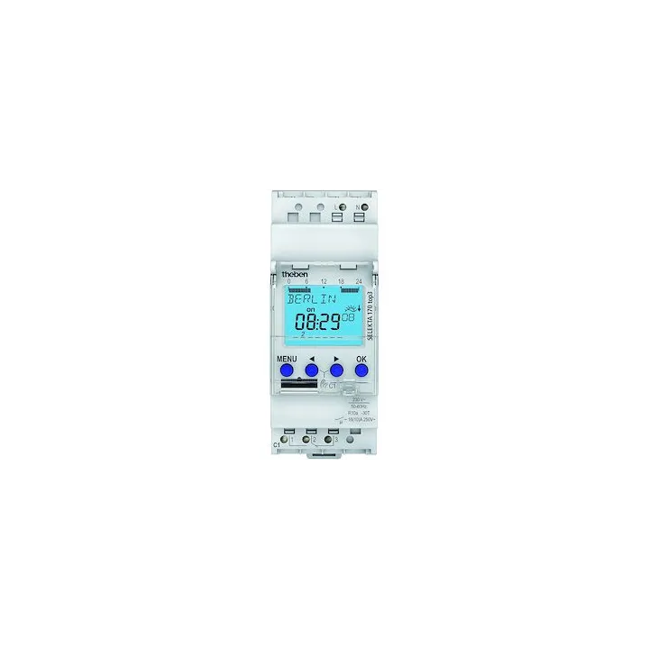Horloge Astronomique Digitale Selkta 170 Top3 Blister - 1 Canal - Blanc
