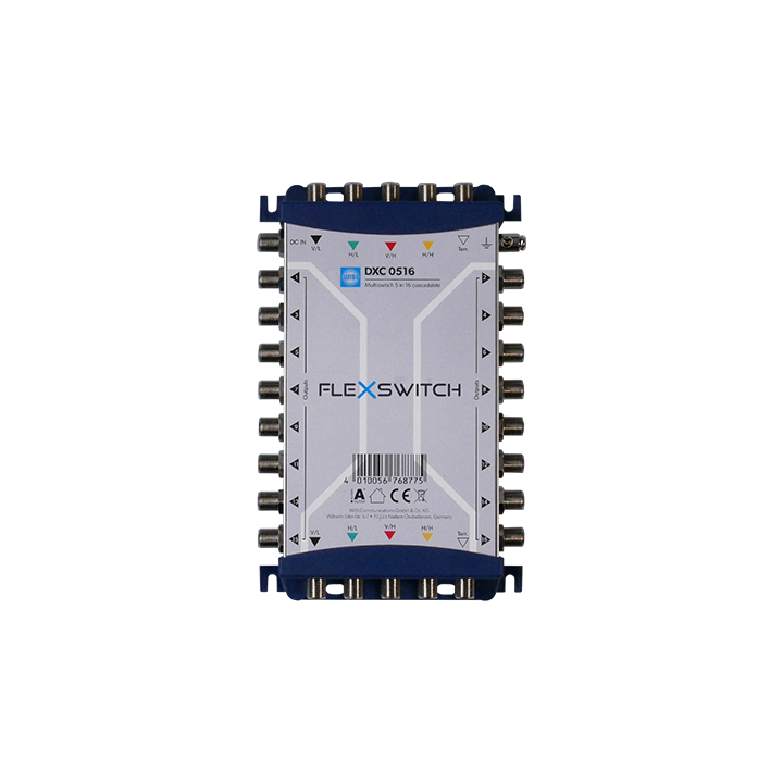 Cascadable Multiswitches 5/16 4 Bis+Terrestre Actif, 16 Sortie Usager