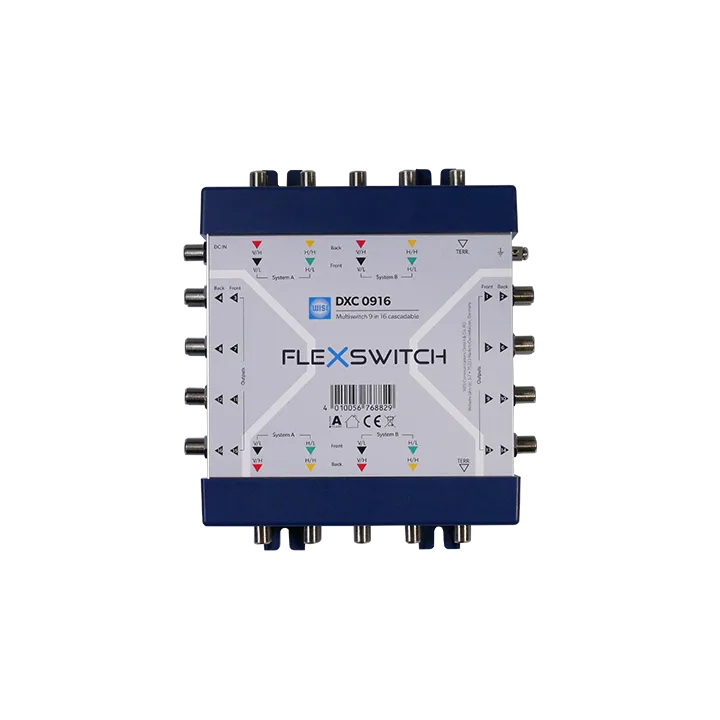 Cascadable Multiswitches 9/16 8 Bis+Terrestre, 16 Sortie Usager