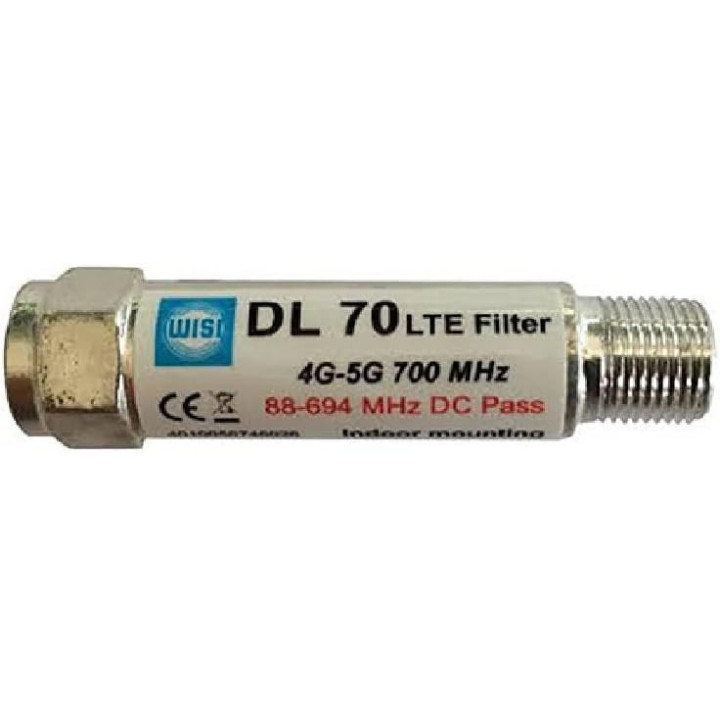 Filtre Lte/4G, 5 - 694 Mhz Perte Passage Max Inf 1,5 Db Réjectus