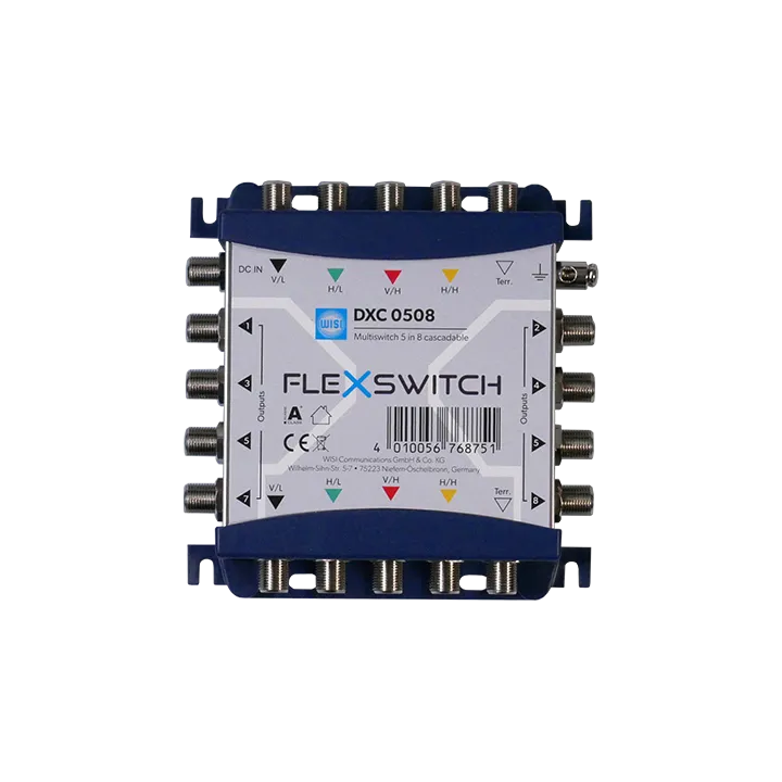 Cascadable Multiswitches 5/8 4 Bis+Terrestre Actif, 8 Sortie Usager