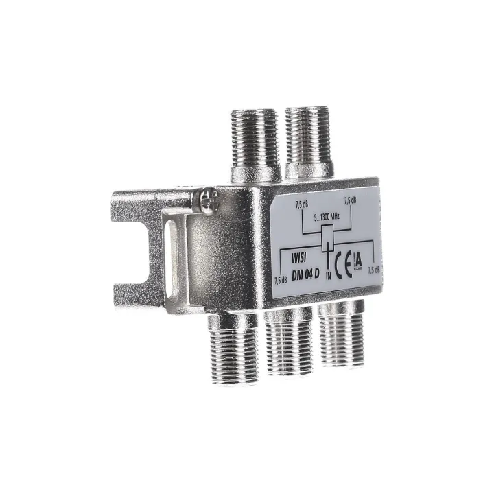 Répartiteur 4 Sorties Symétriq. Pertes(862/1300 Mhz):7,1/7,9 Db