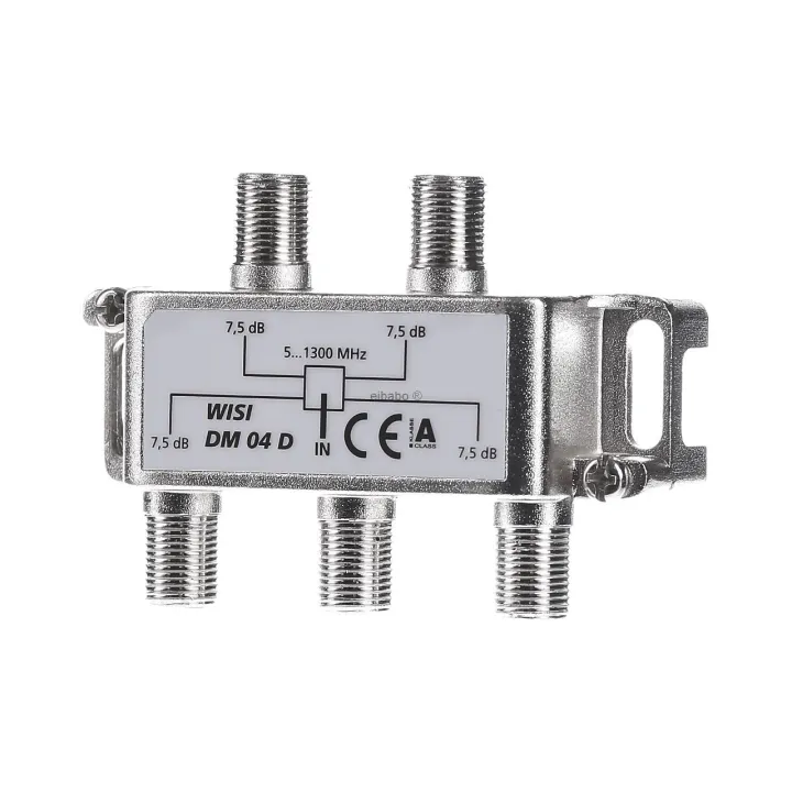 Répartiteur 4 Sorties Symétriq. Pertes(862/1300 Mhz):7,1/7,9 Db