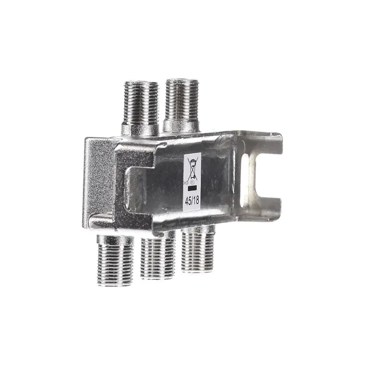 Répartiteur 4 Sorties Symétriq. Pertes(862/1300 Mhz):7,1/7,9 Db