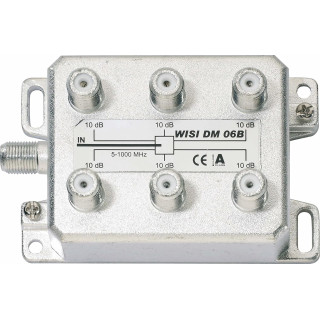 Répartiteur 6 Sorties Symétriques. Pertes (1000 Mhz) : 10 Db