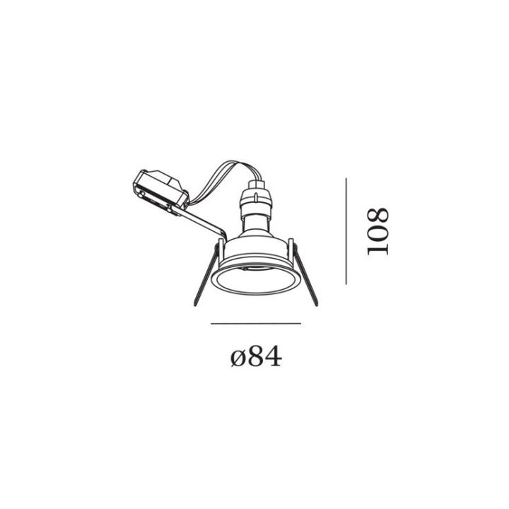 Plafonnier Downlight Deep Ceiling Rec 1.0 Par16 G