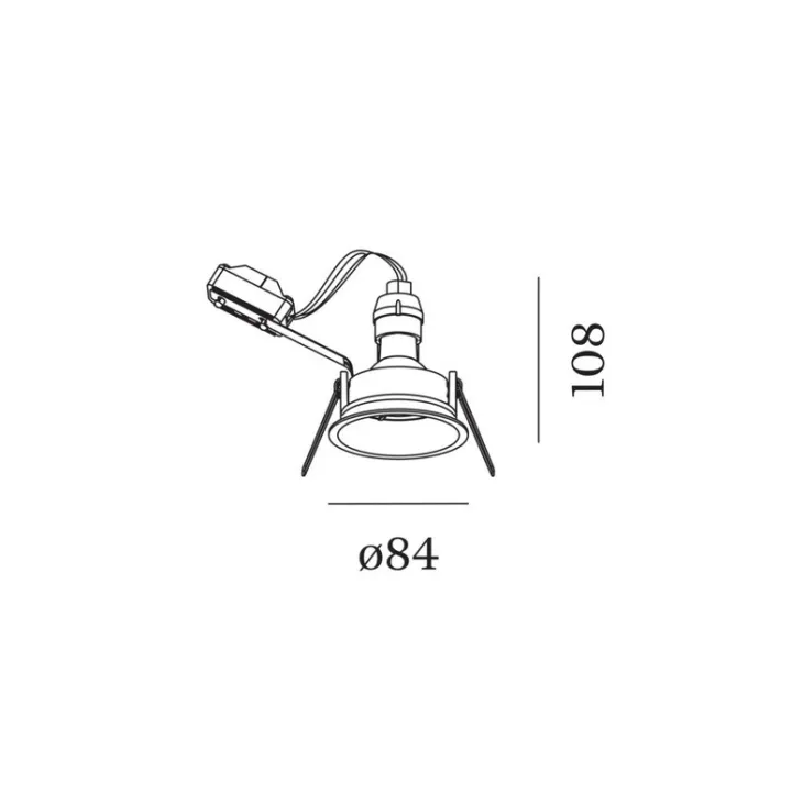 Plafonnier Downlight Deep Ceiling Rec 1.0 Par16 G