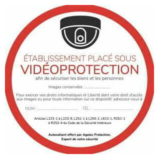 Affiche Normée Obligatoire Erp "Pour Votre Sécurité ... "