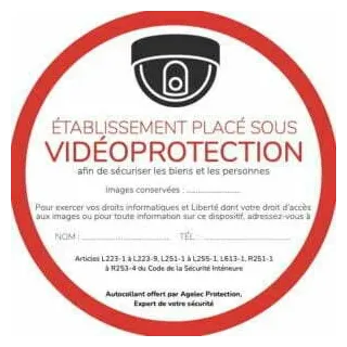 Affiche Normée Obligatoire Erp "Pour Votre Sécurité ... "