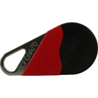 Badge De Proximité Noir/Rouge Pour Centrale Hexact