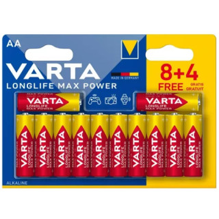 Lr06 Aa Longlife Max Power 8+4 Gratuite
