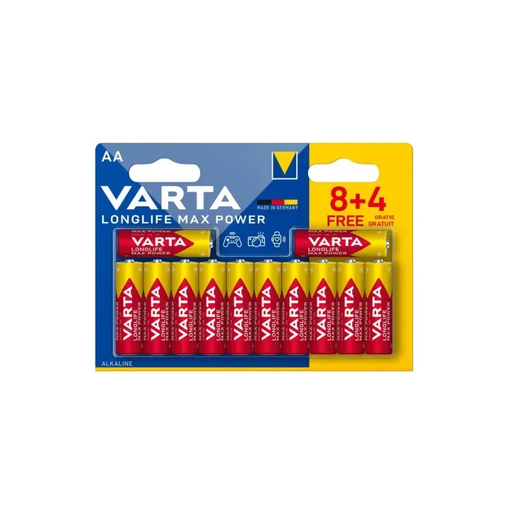 Lr06 Aa Longlife Max Power 8+4 Gratuite