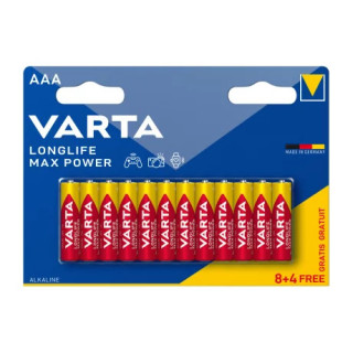Lr03 Aaa Longlife Max Power 8+4 Gratuite