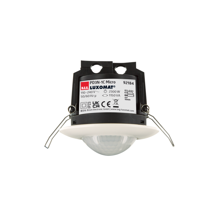 Pd3N-1C-Fp Micro Détecteur De Mouvement 360° Faux Plaf. Teleco. Ip23 Ø10 M