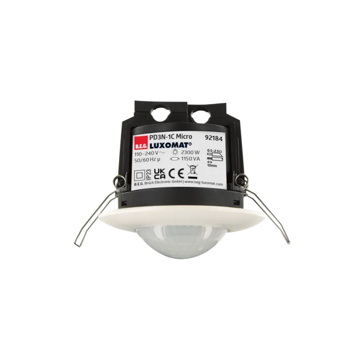 Pd3N-1C-Fp Micro Détecteur De Mouvement 360° Faux Plaf. Teleco. Ip23 Ø10 M
