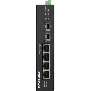 Ds-3T0506Hp-E/Hsl2 Switch Industriel 4 Ports Poe Gigabite