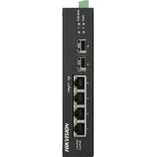 Ds-3T0506Hp-E/Hsl2 Switch Industriel 4 Ports Poe Gigabite