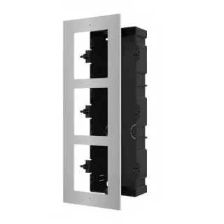 Ds-Kd-Acf3/S Support 3 Modules Interphone Intérieur Et Extérieur, Acier Inoxydable, Boîte De Jonction