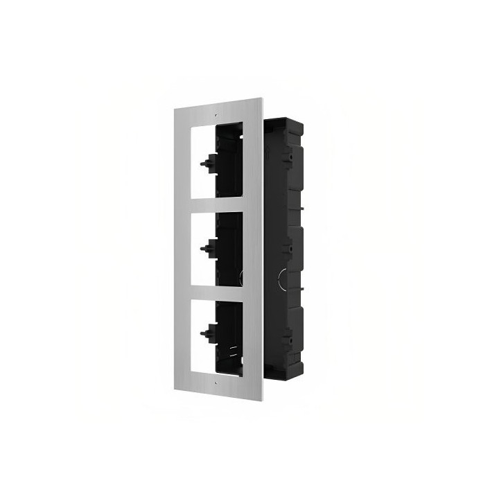 Ds-Kd-Acf3/S Support 3 Modules Interphone Intérieur Et Extérieur, Acier Inoxydable, Boîte De Jonction
