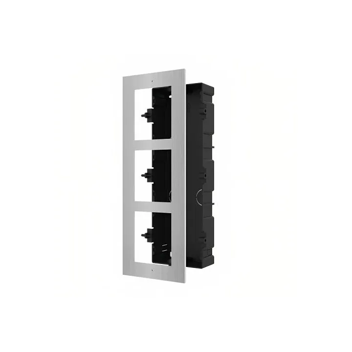 Ds-Kd-Acf3/S Support 3 Modules Interphone Intérieur Et Extérieur, Acier Inoxydable, Boîte De Jonction