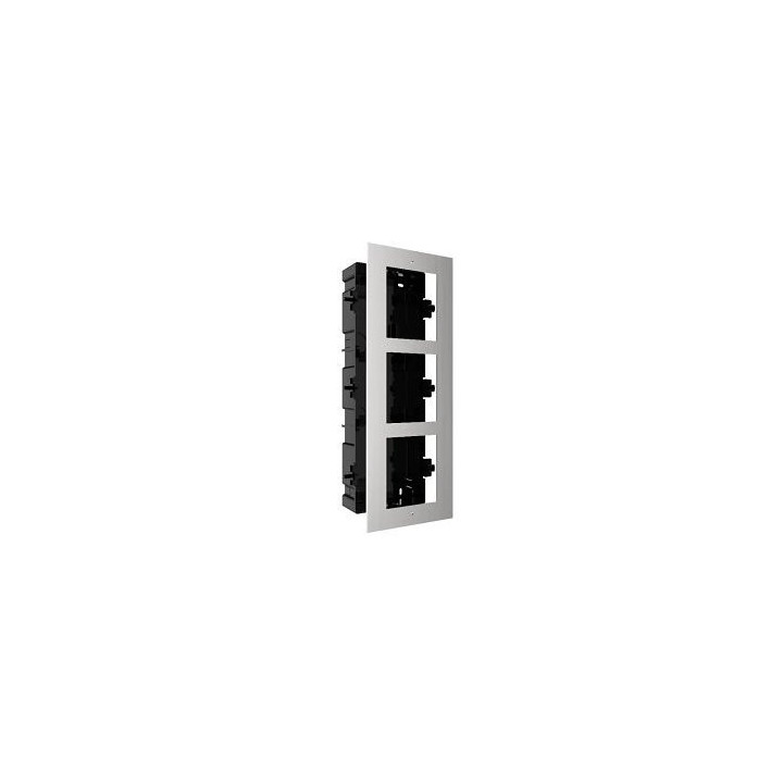Ds-Kd-Acf3/S Support 3 Modules Interphone Intérieur Et Extérieur, Acier Inoxydable, Boîte De Jonction