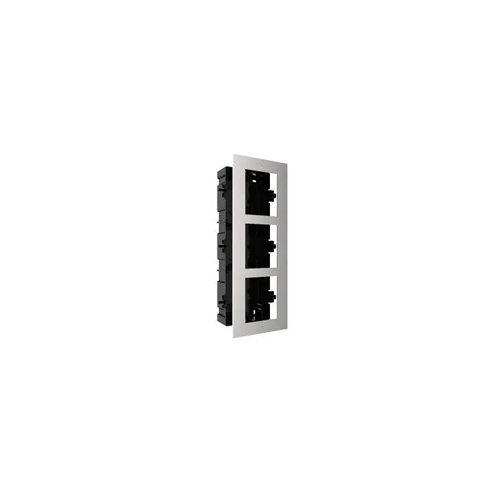 Ds-Kd-Acf3/S Support 3 Modules Interphone Intérieur Et Extérieur, Acier Inoxydable, Boîte De Jonction