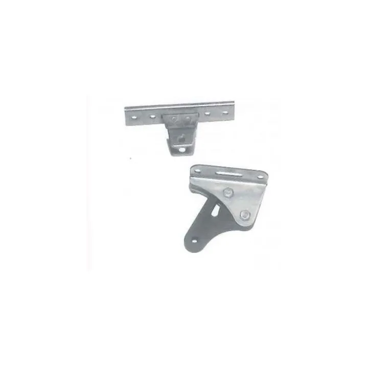 400 - Kit Fixation Rapide Inox Avec Attache Arriere Reglable Et Attache Avant
