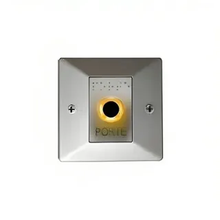 Boîtier D'Encast Pour Bouton Poussoir Ub-One-Finition Chrome Mat