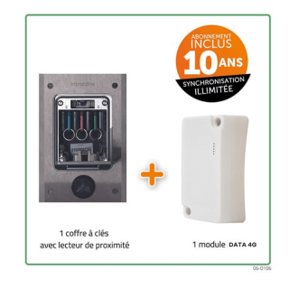Intrabox Data Eco Coffre À Clés Et Lecteur Vigik+® - 10 Ans