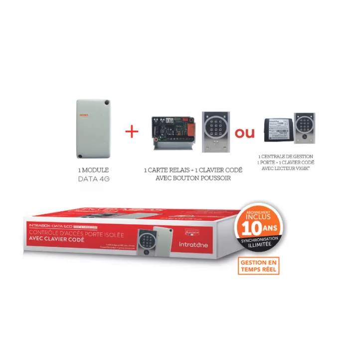 Intrabox Datum Eco Clavier Codé Et Vigik+®:1 Clav Codé 12 Touch
