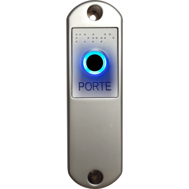Boîtier Pour Bouton Poussoir Ub-One - Saillie - Chrome Mat