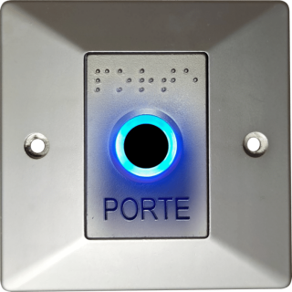 Bouton Poussoir Sans Contact Ub-One - Finition Anthracite
