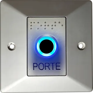 Bouton Poussoir Sans Contact Ub-One - Finition Anthracite