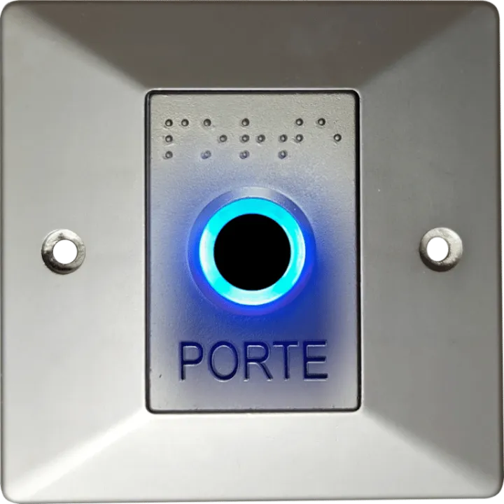 Bouton Poussoir Sans Contact Ub-One - Finition Anthracite