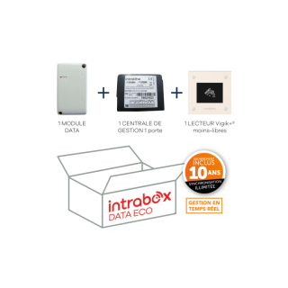Intrabox Data Eco Lecteur Vigik+® Mains-Libres - Centrale 2 Portes