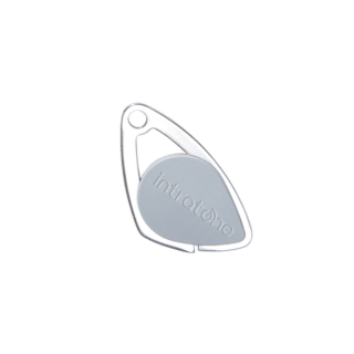 Badge Électronique Mifare-Insert Inox Gravé-Gri